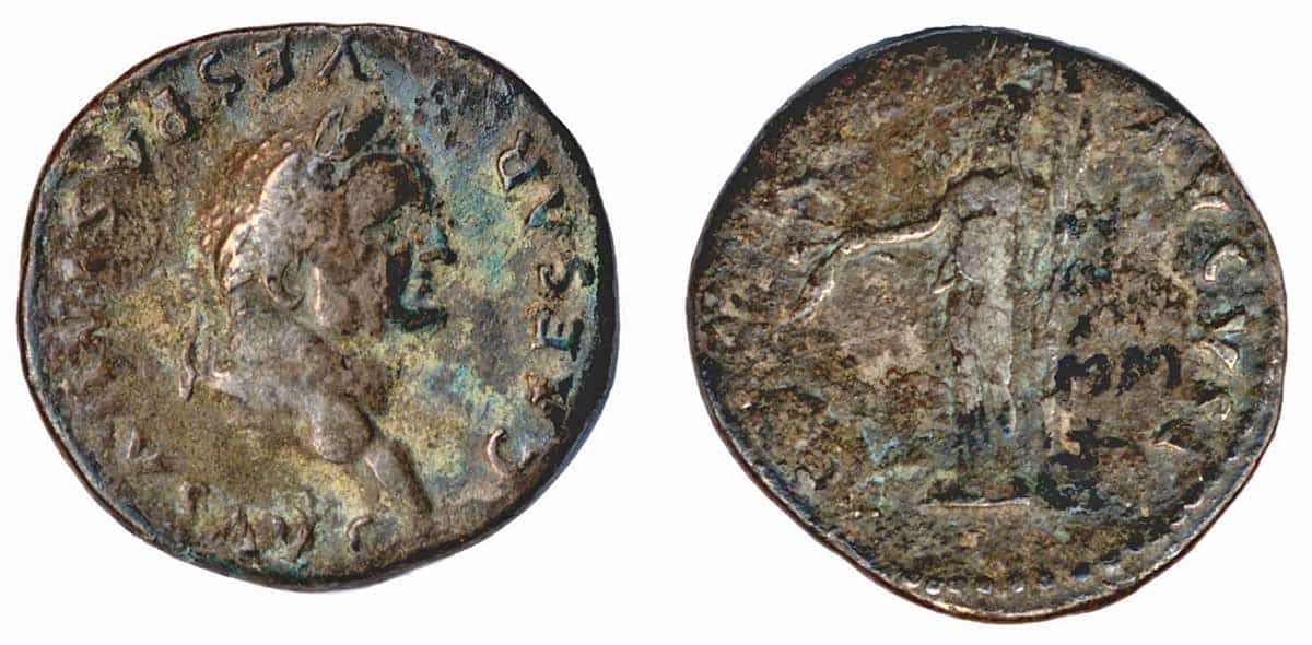 silver denarius vespasian