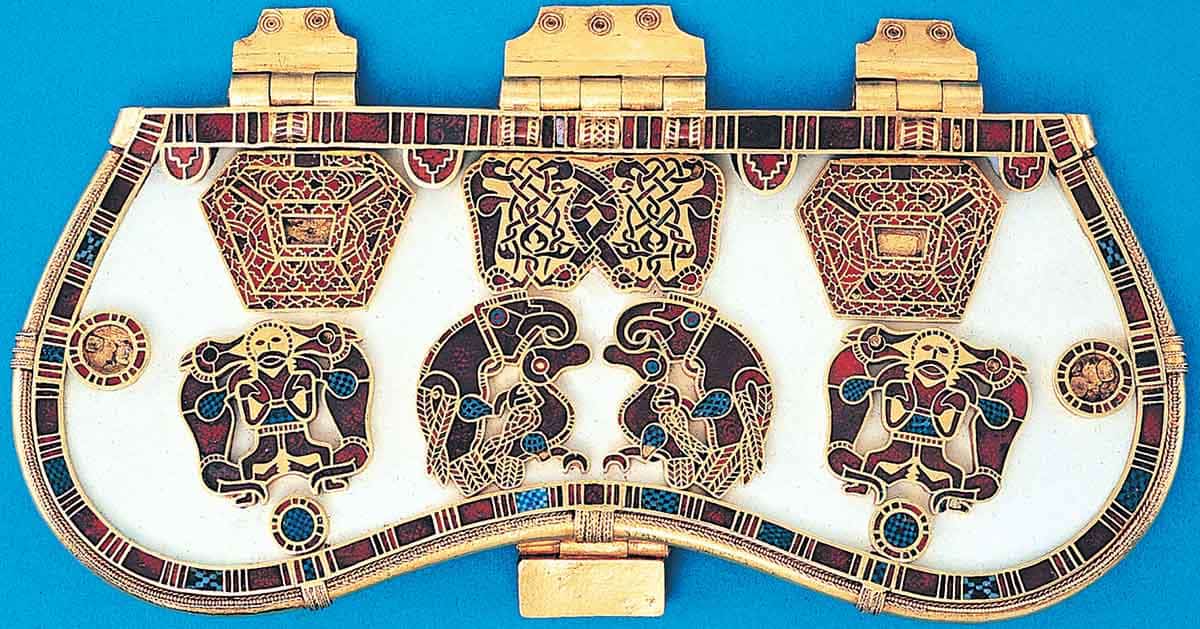 sutton hoo purse lid