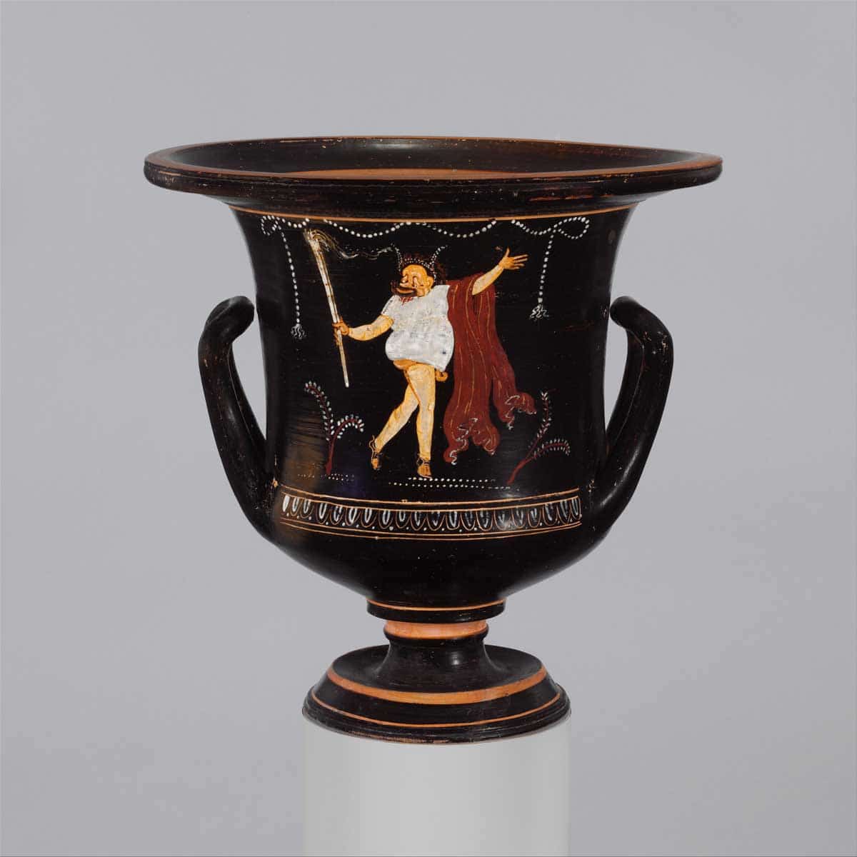 terracotta calyx krater comedy