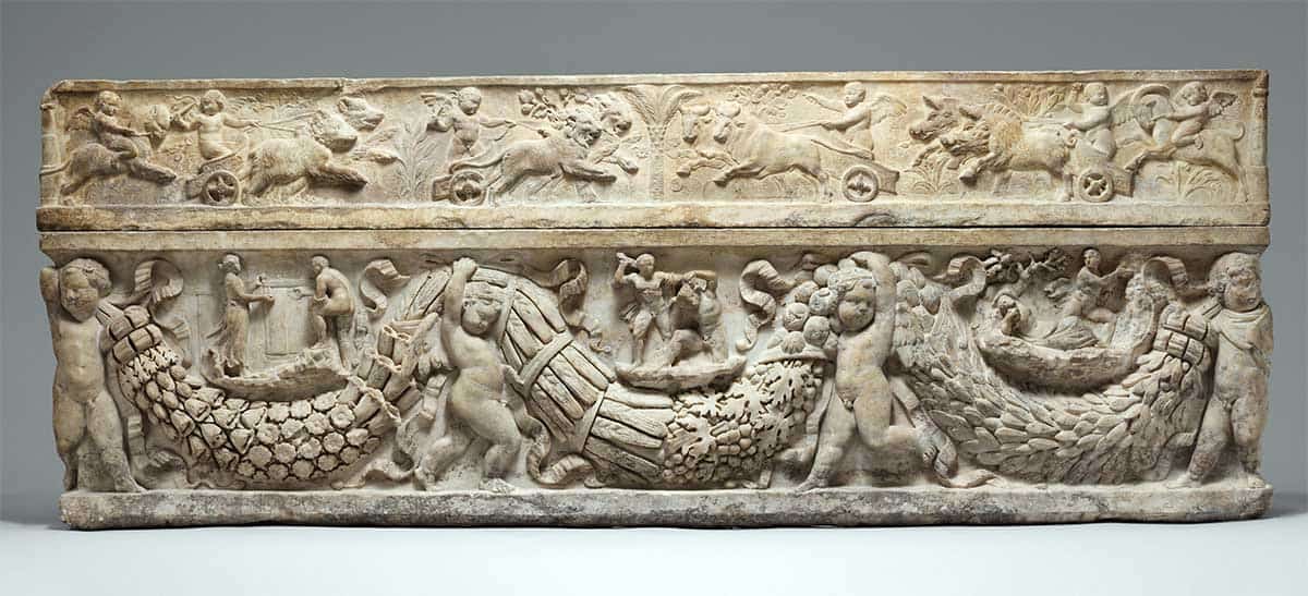 theseus and ariadne sarcophagus