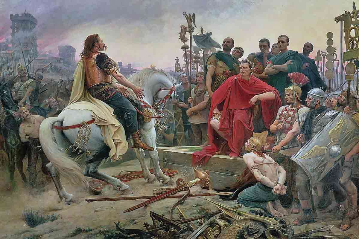 vercingetorix surrenders