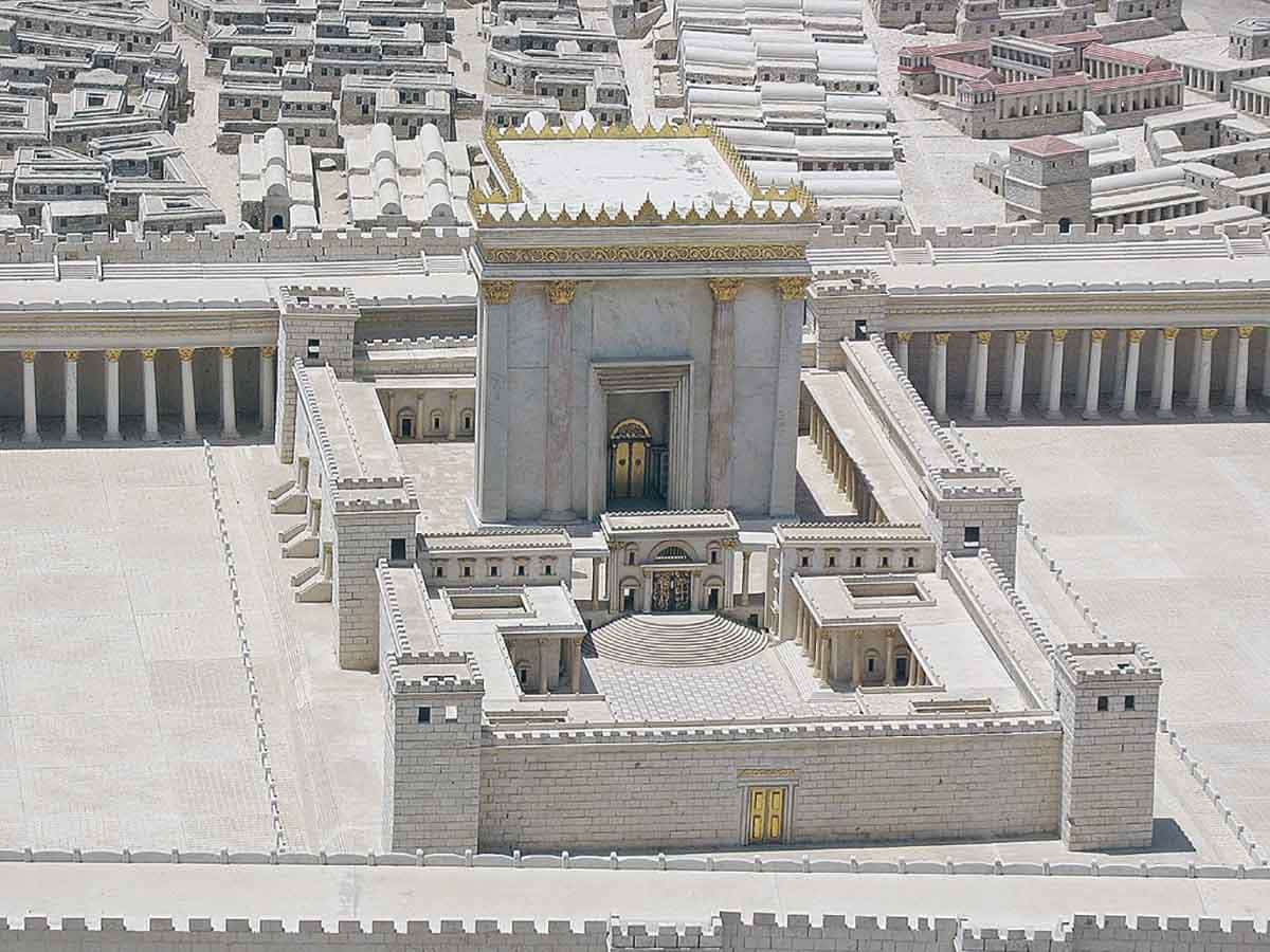 Model of Second Jewish Temple at the Israel Museum.