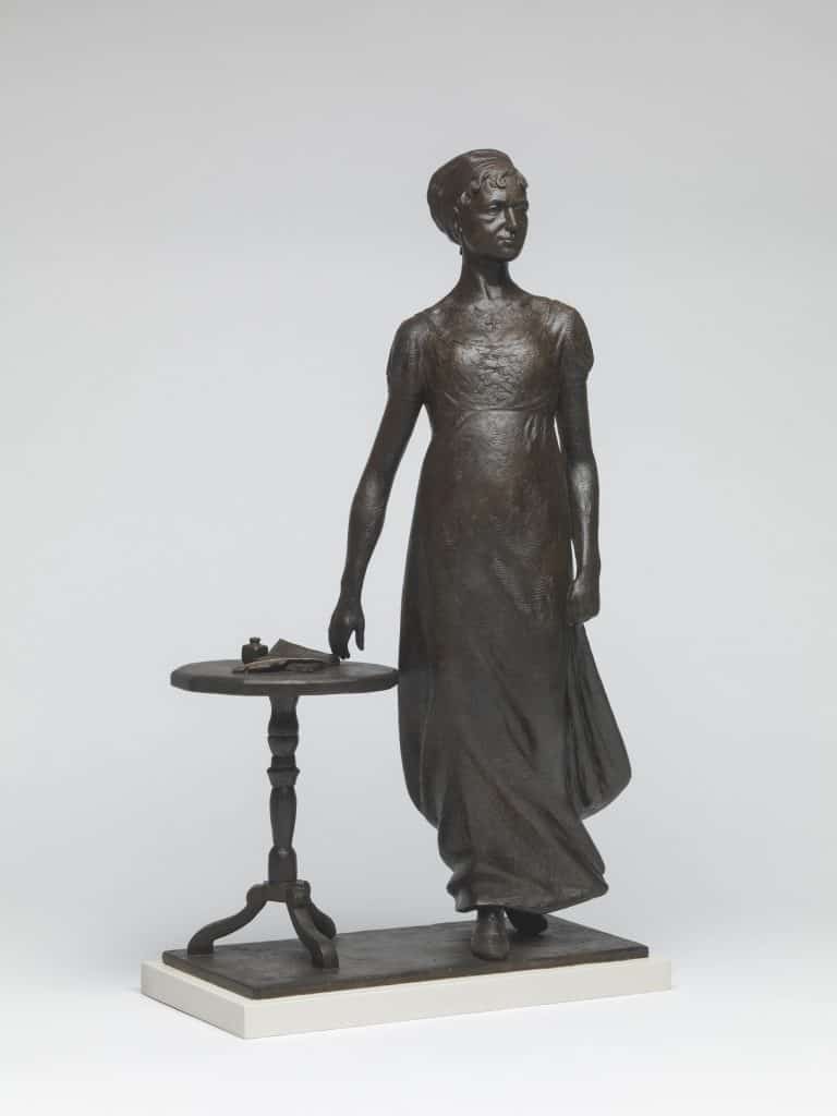 A Jane Austen Statue