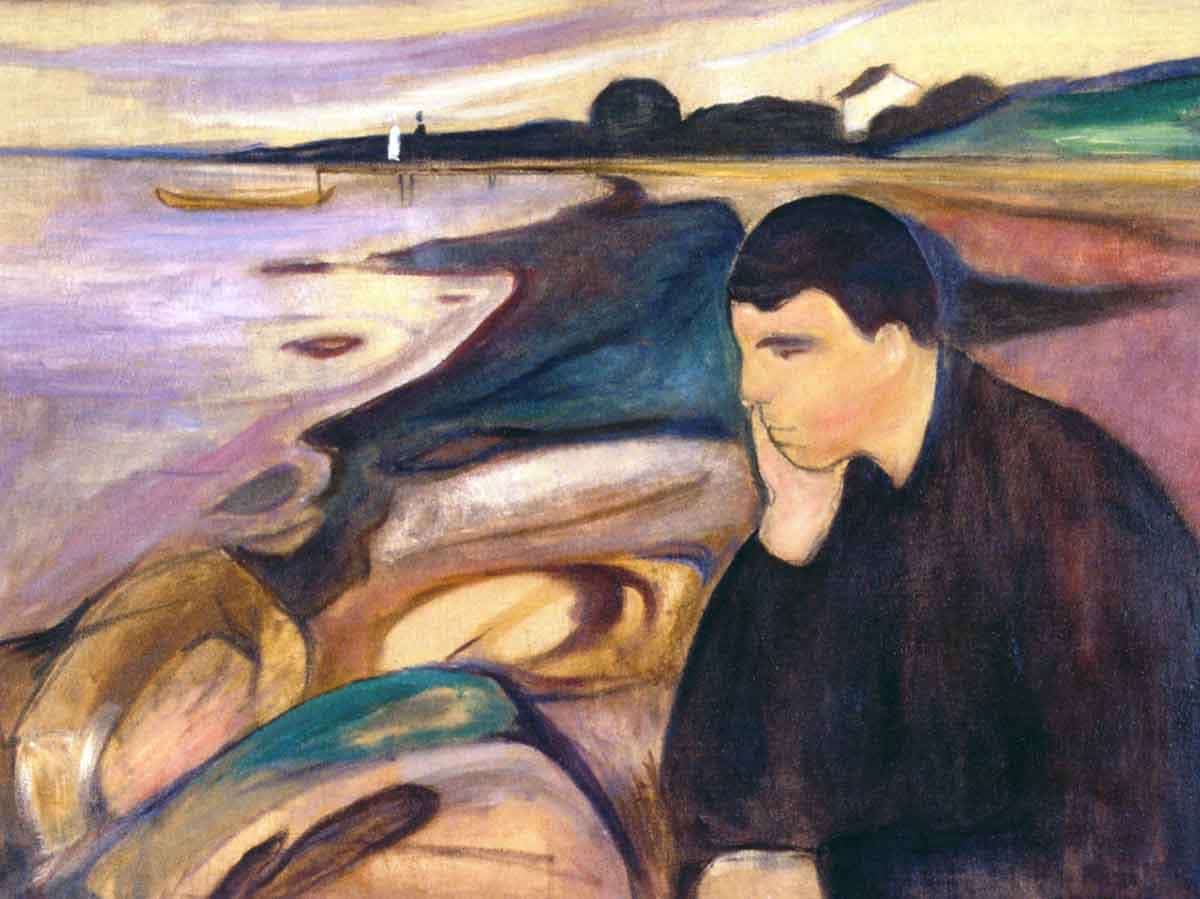 Melancholy (1894), by Edvard Munch