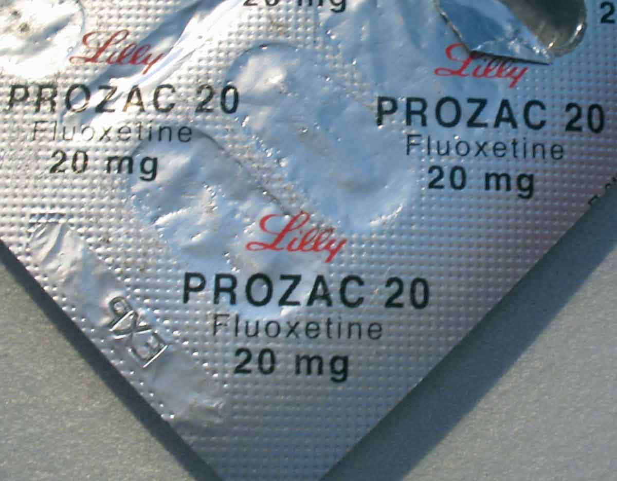 Fluoxetine, brand name Prozac, is one of the world's most prescribed antidepressants, Source: Wikimedia Commons