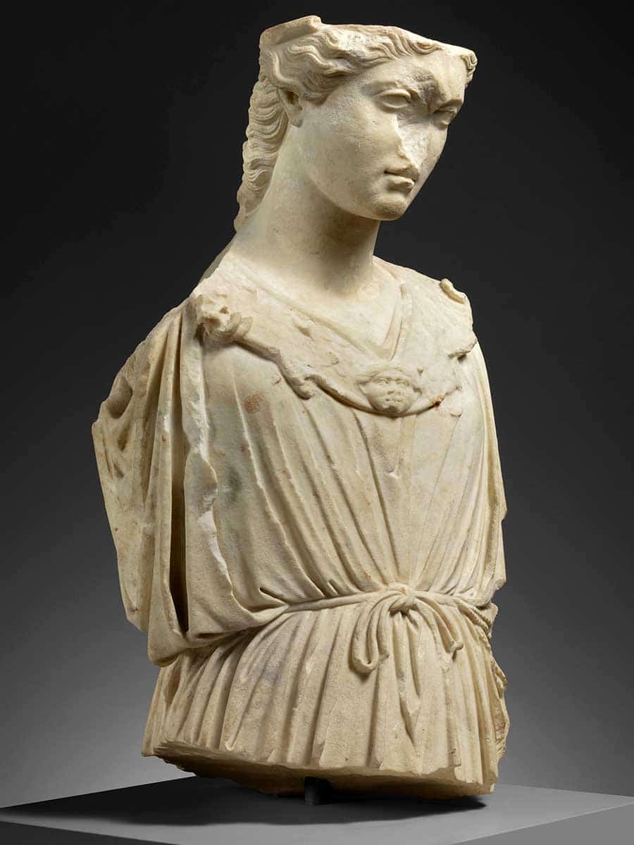 athena parthenos bust broken