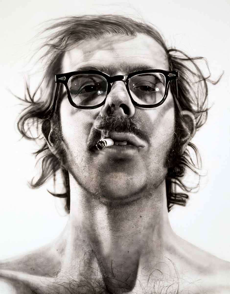 big self portrait chuck close