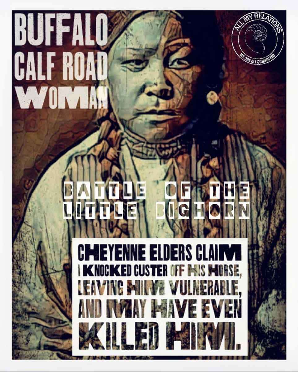 buffalo calf road woman poster