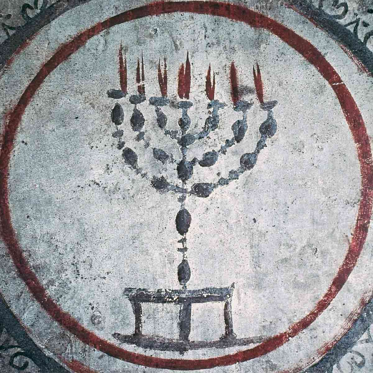 jewish symbol catacomb