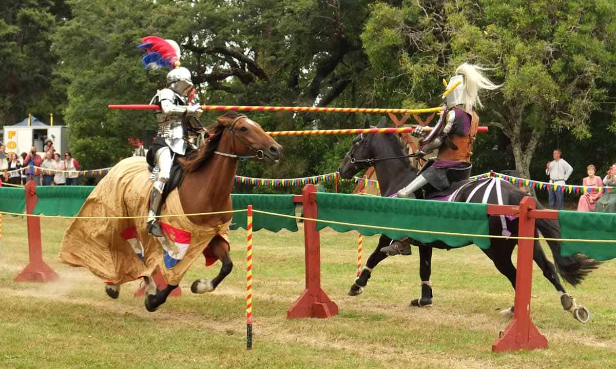 jousting modern reenactment