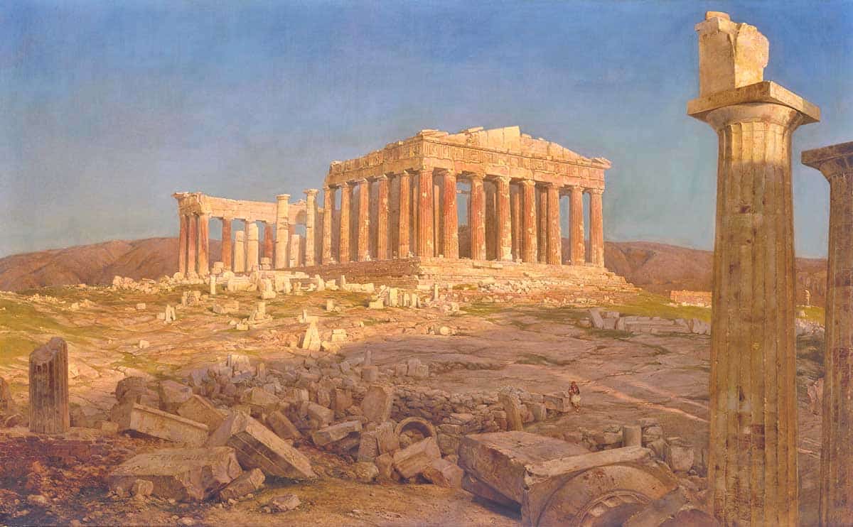 parthenon-athens-frederic-church