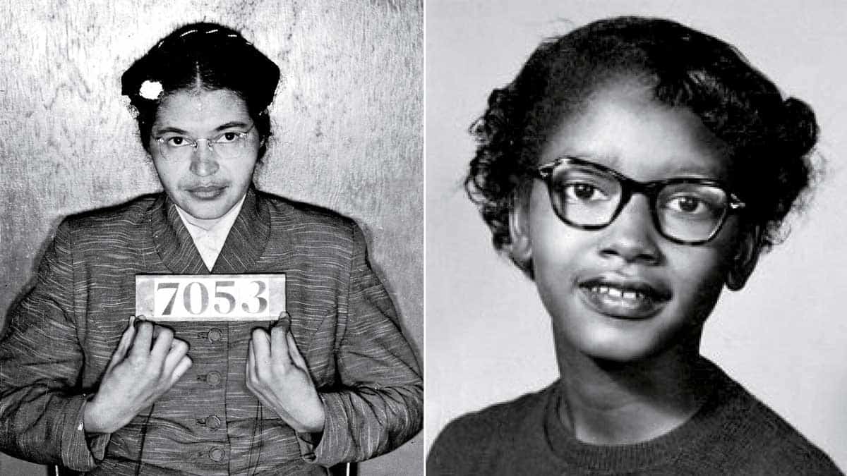 rosa parks claudette colvin