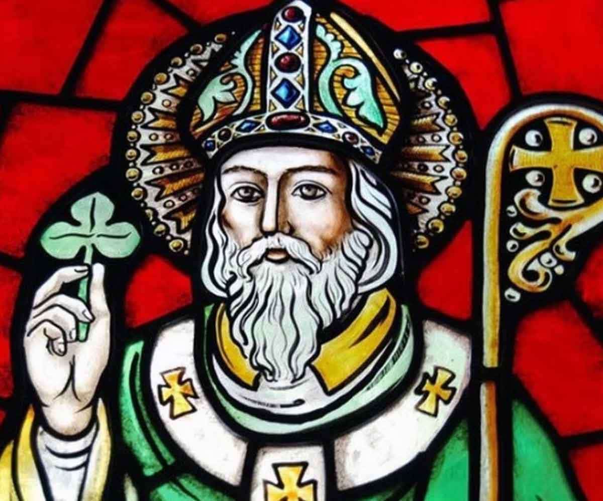 st patrick stained glass