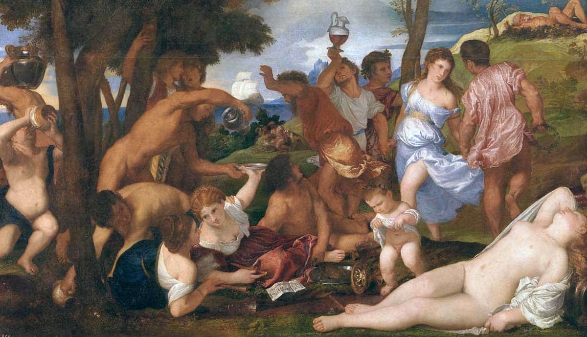 titian bacchanal andrians