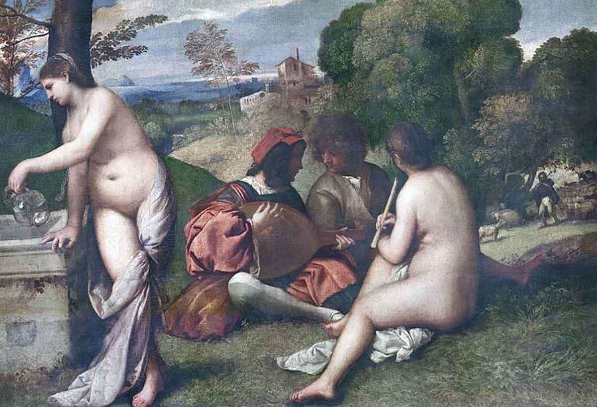 titian pastoral concert