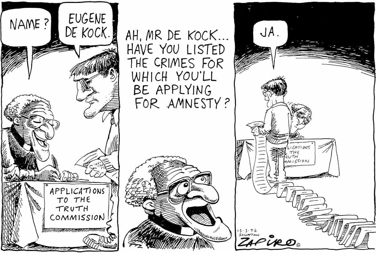 zapiro cartoon eugene de kock