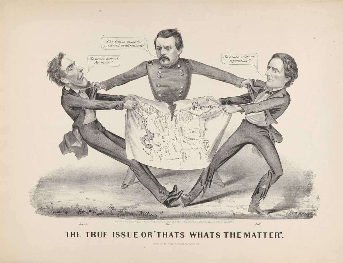 1864 presidential election cartoon