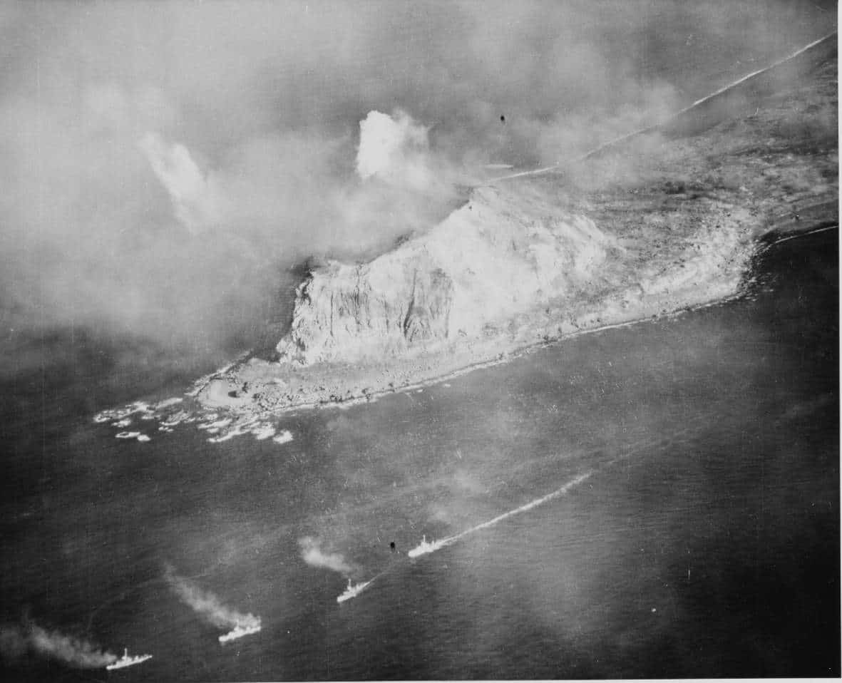 Iwo Jima shelling Source: Naval History and Heritage Command