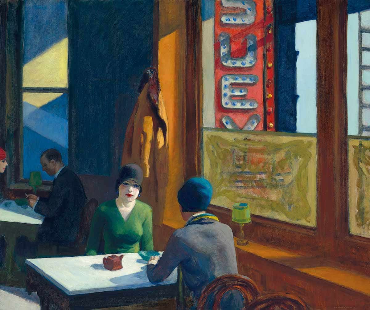 edward hopper chop painting