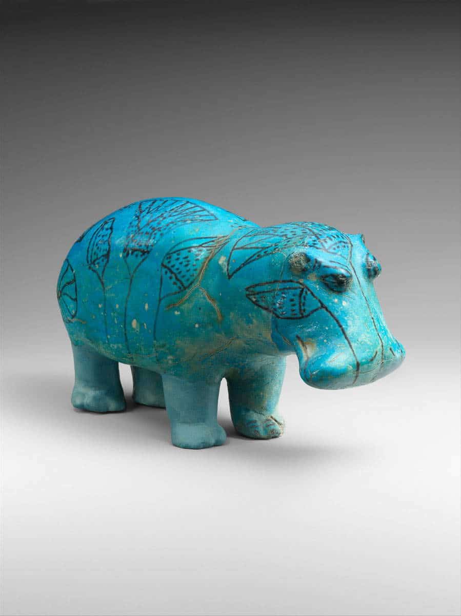 egypt hippo sculpture