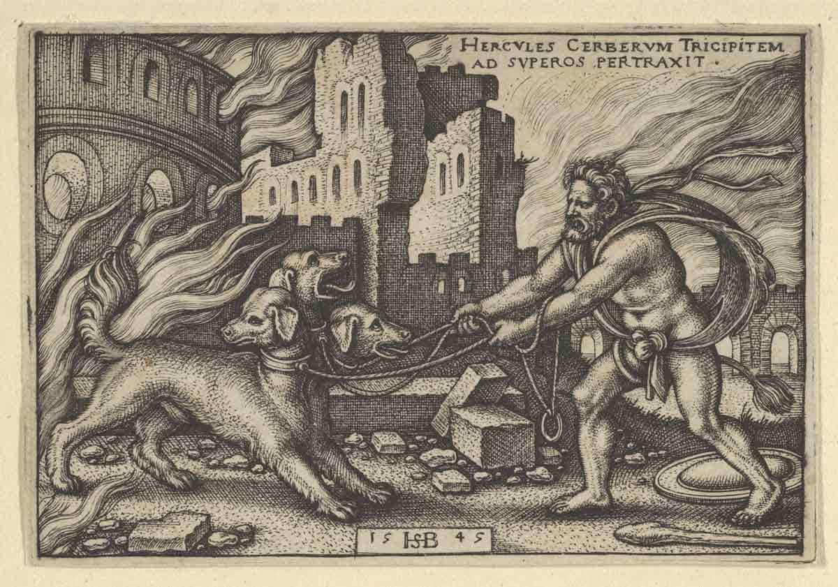 hercules cerberus labour underworld