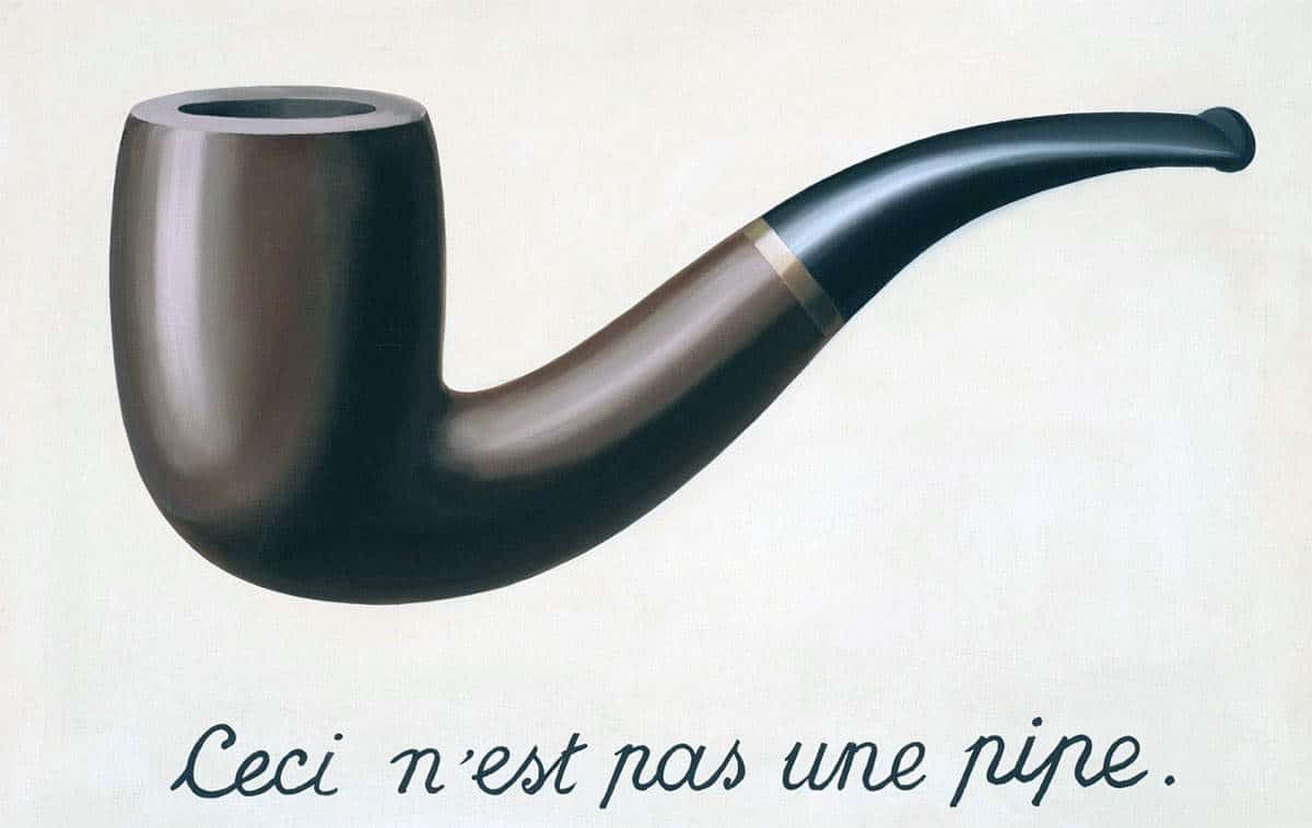 magritte treachery painting