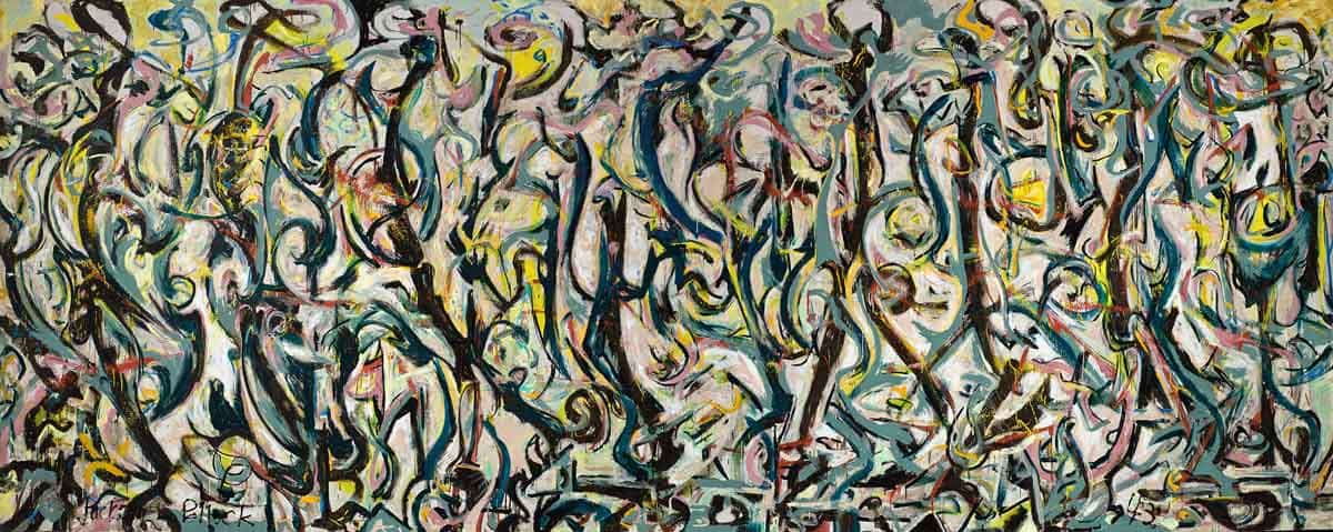 pollock mural painting