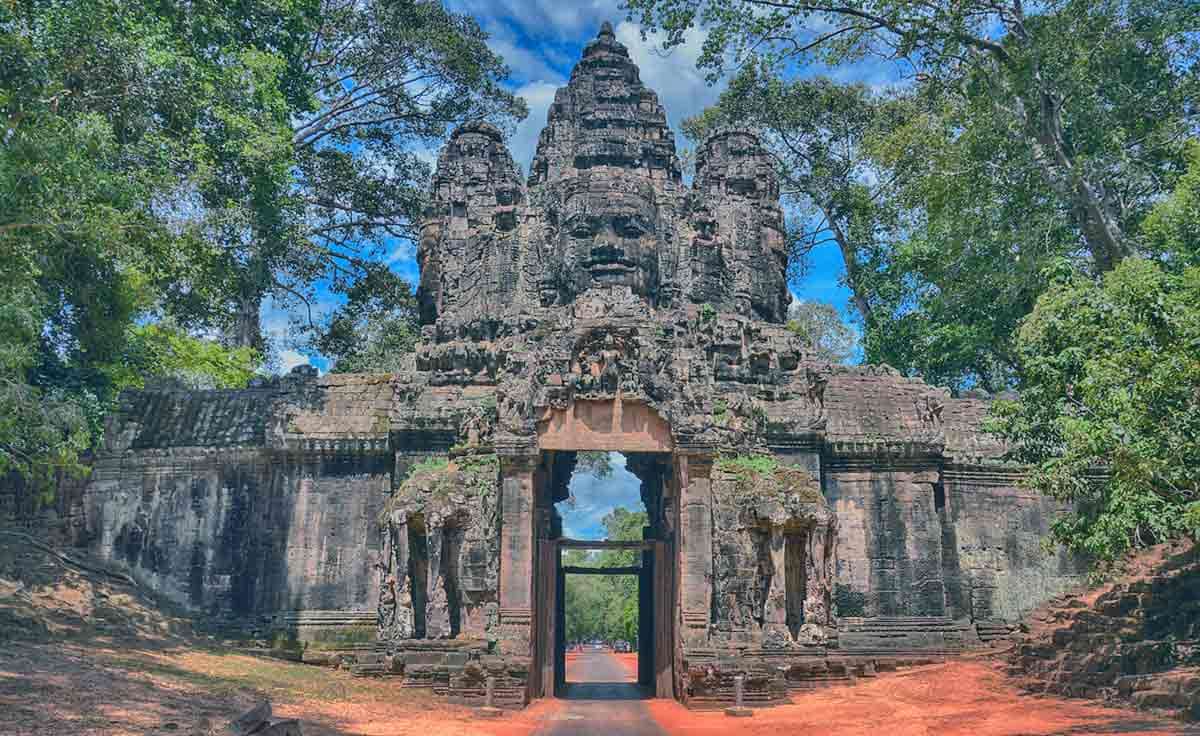 temple in the jungle angkor