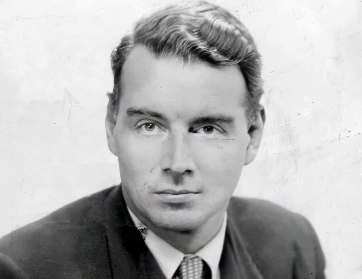 1968 press photo of Guy Burgess, the ringleader of the Cambridge Five, Source: Wikimedia Commons