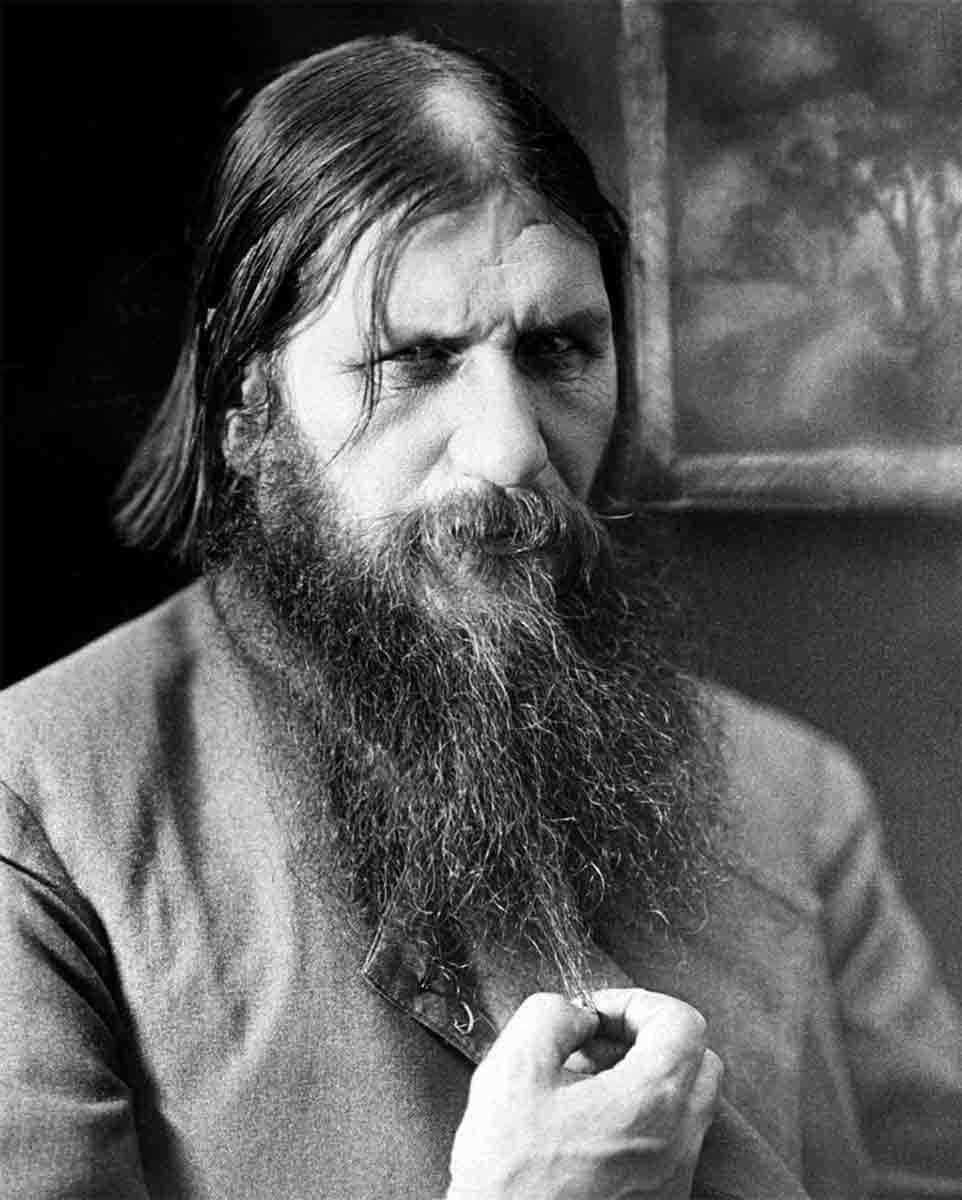 Grigori Yefimovich Rasputin, Siberian peasant turned advisor and confidant to the Tasar and Tsarina of Imperial Russia, Source: Wikimedia Commons