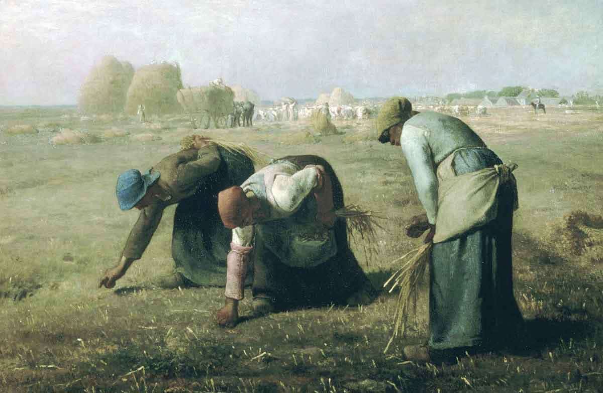 jean françois millet gleaners painting