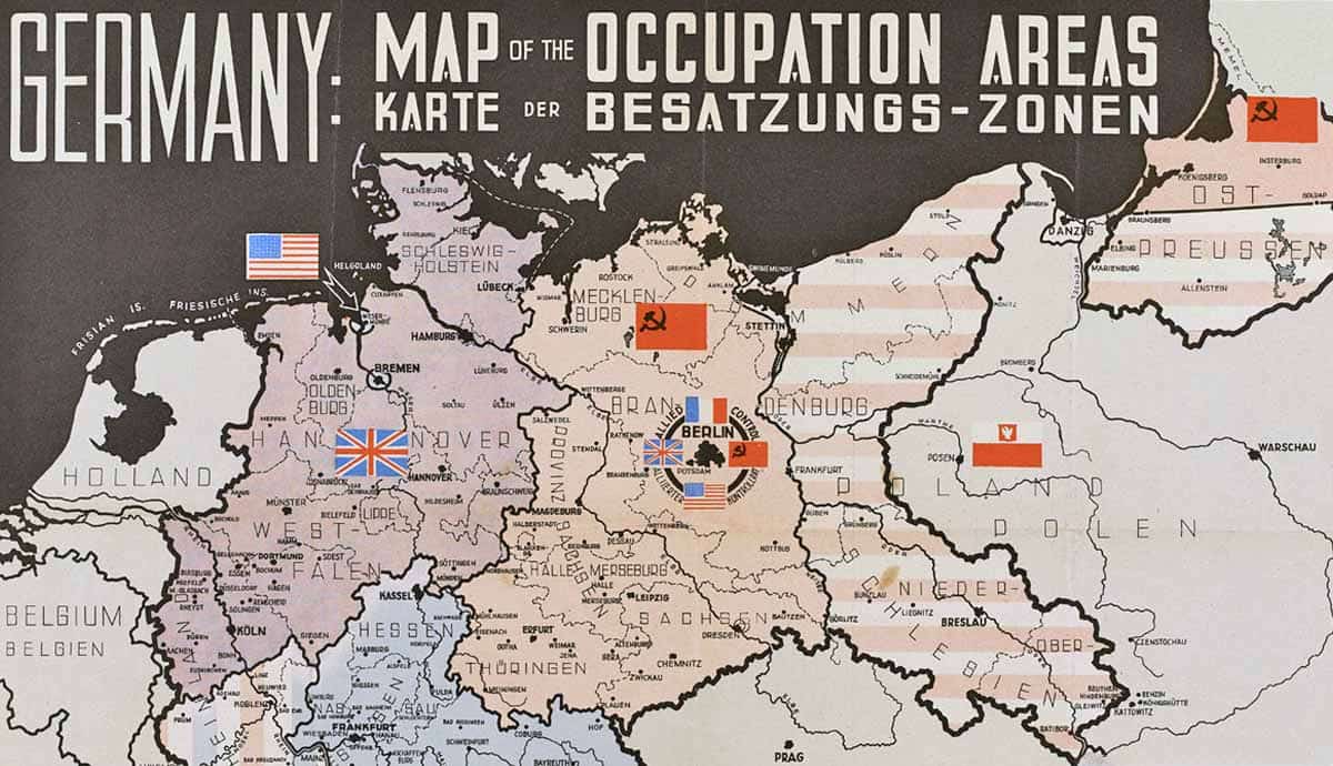 map allies occupy germany