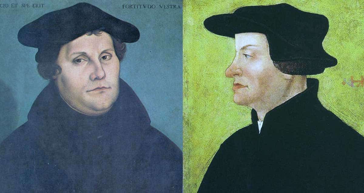 portraits luther zwingli