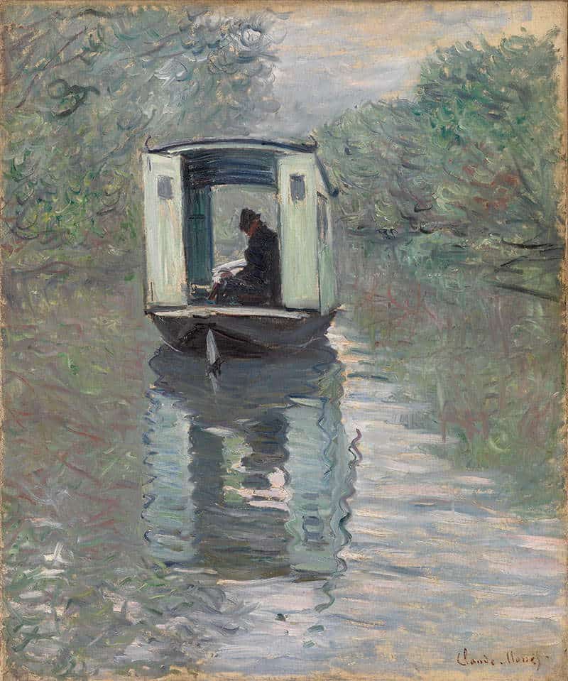 studio boat claude monet