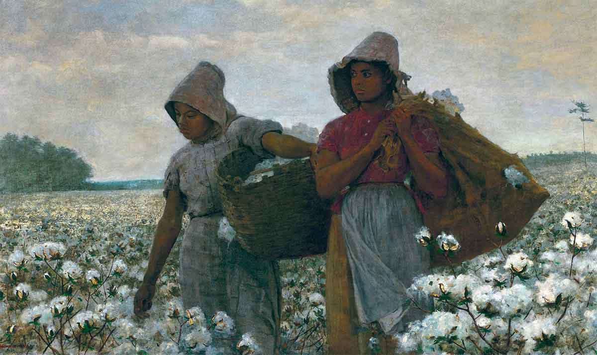 winslow homer cotton pickers painting