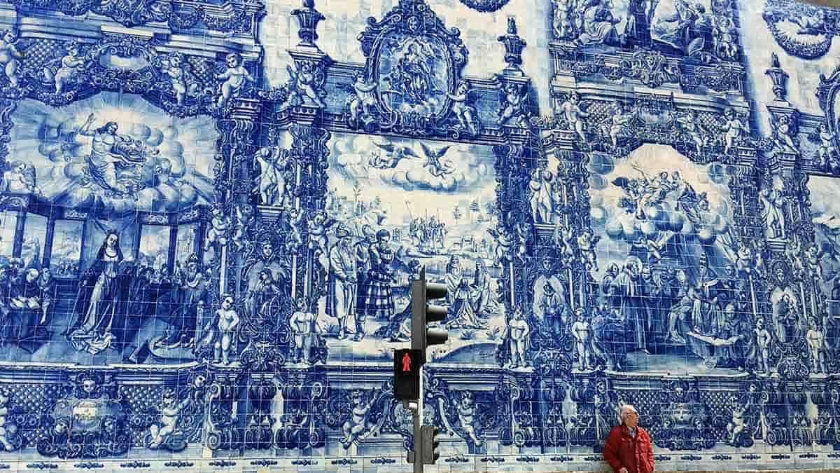 chapel santa caterina tiles porto