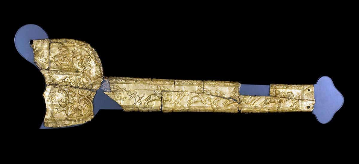 golden sword cover achaemenid