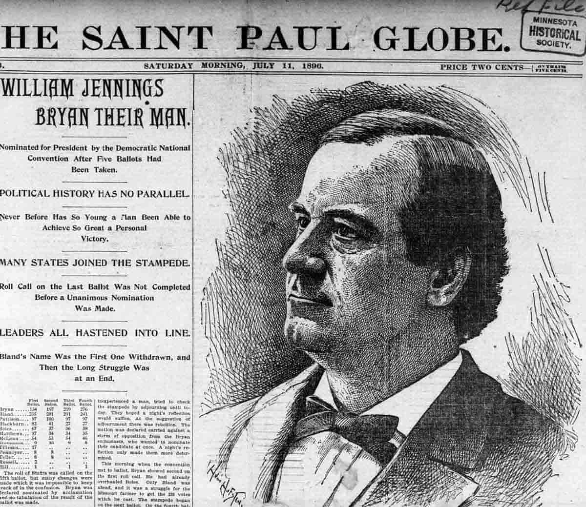 1896 william jennings bryan