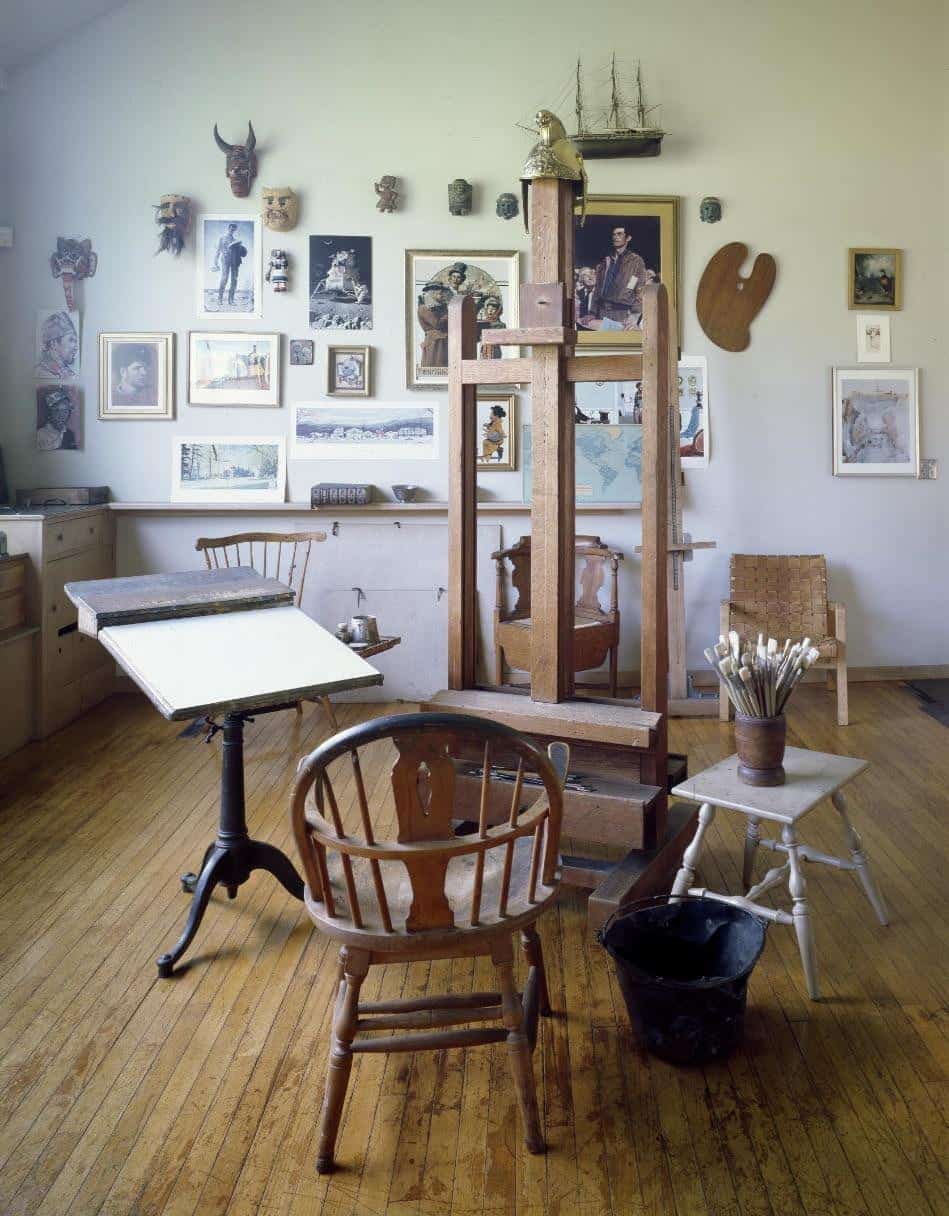 carol highsmith norman rockwell studio