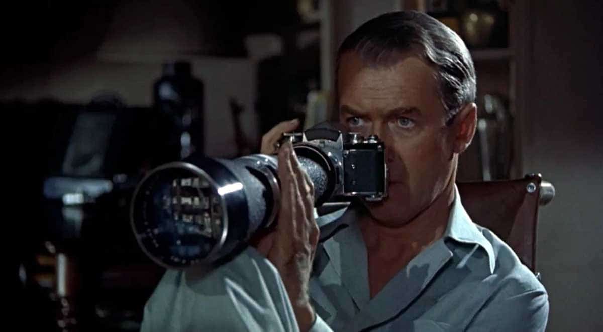 hitchcock rear window film shot