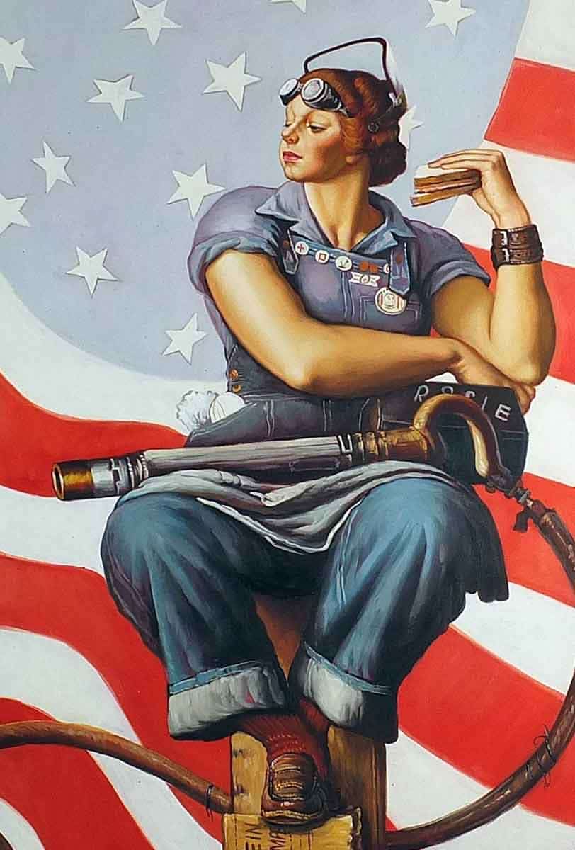 rosie riveter norman rockwell