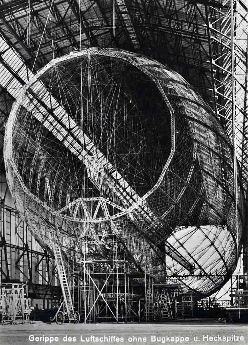 zeppelin frame under construction