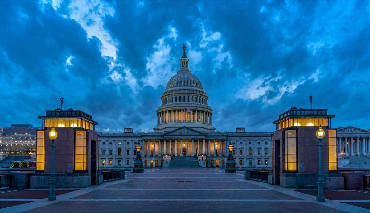 capitol at night electoral college