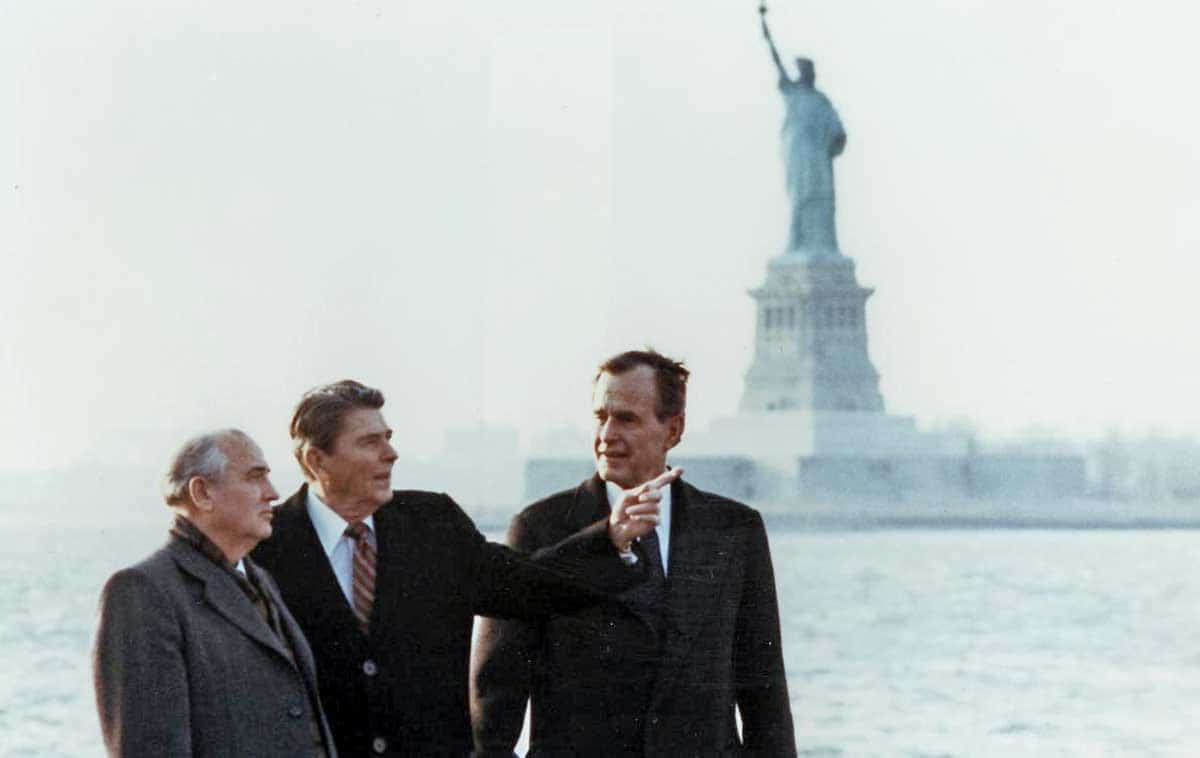 gorbachev reagan bush nyc