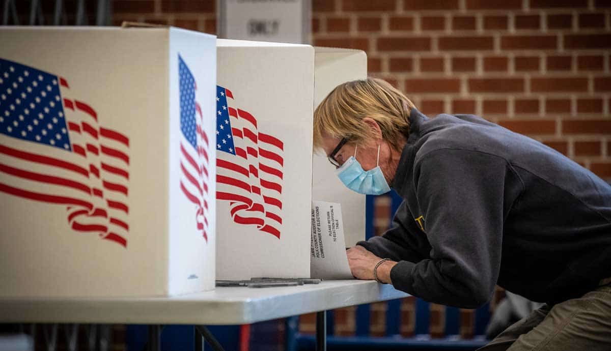 voting booth us presidential elections