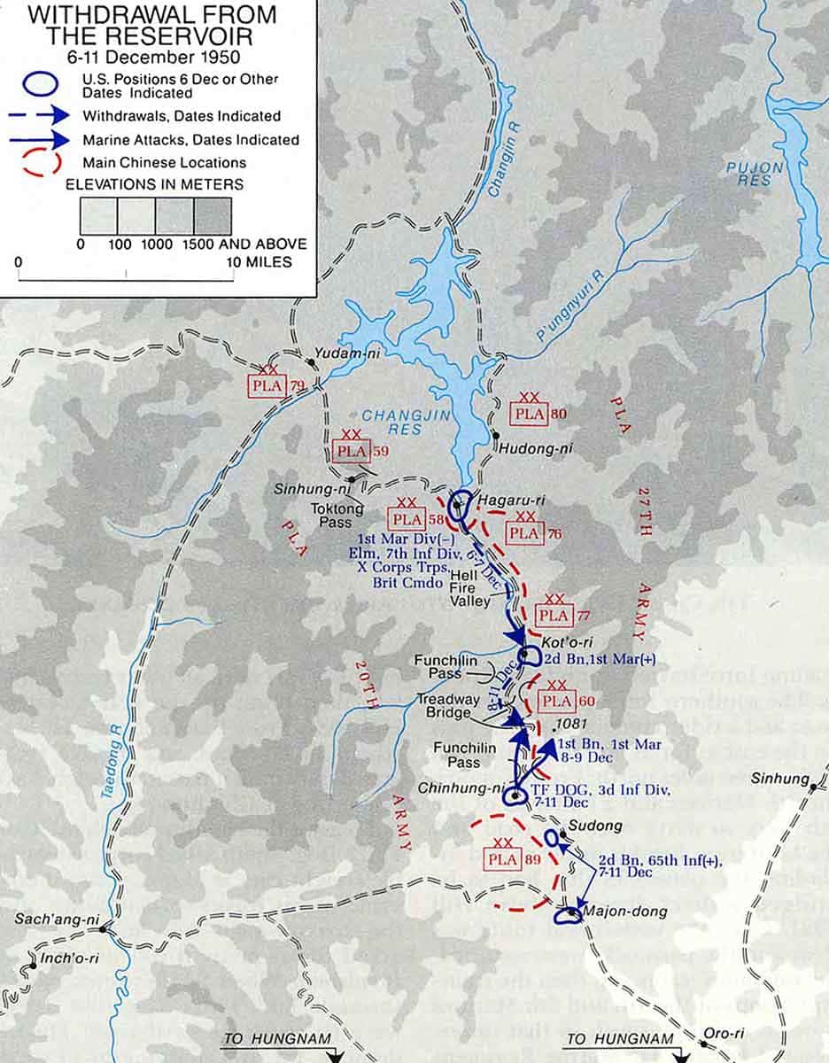 Withdrawal Chosin Reservoir 1950