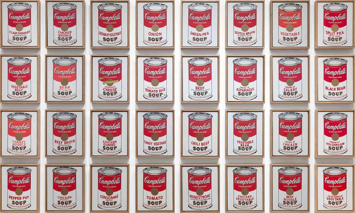 andy warhol soup cans