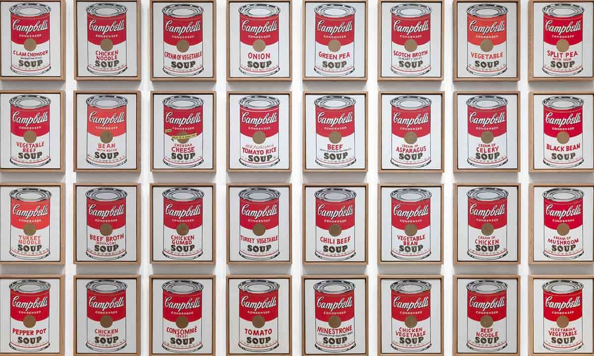 andy warhol soup cans