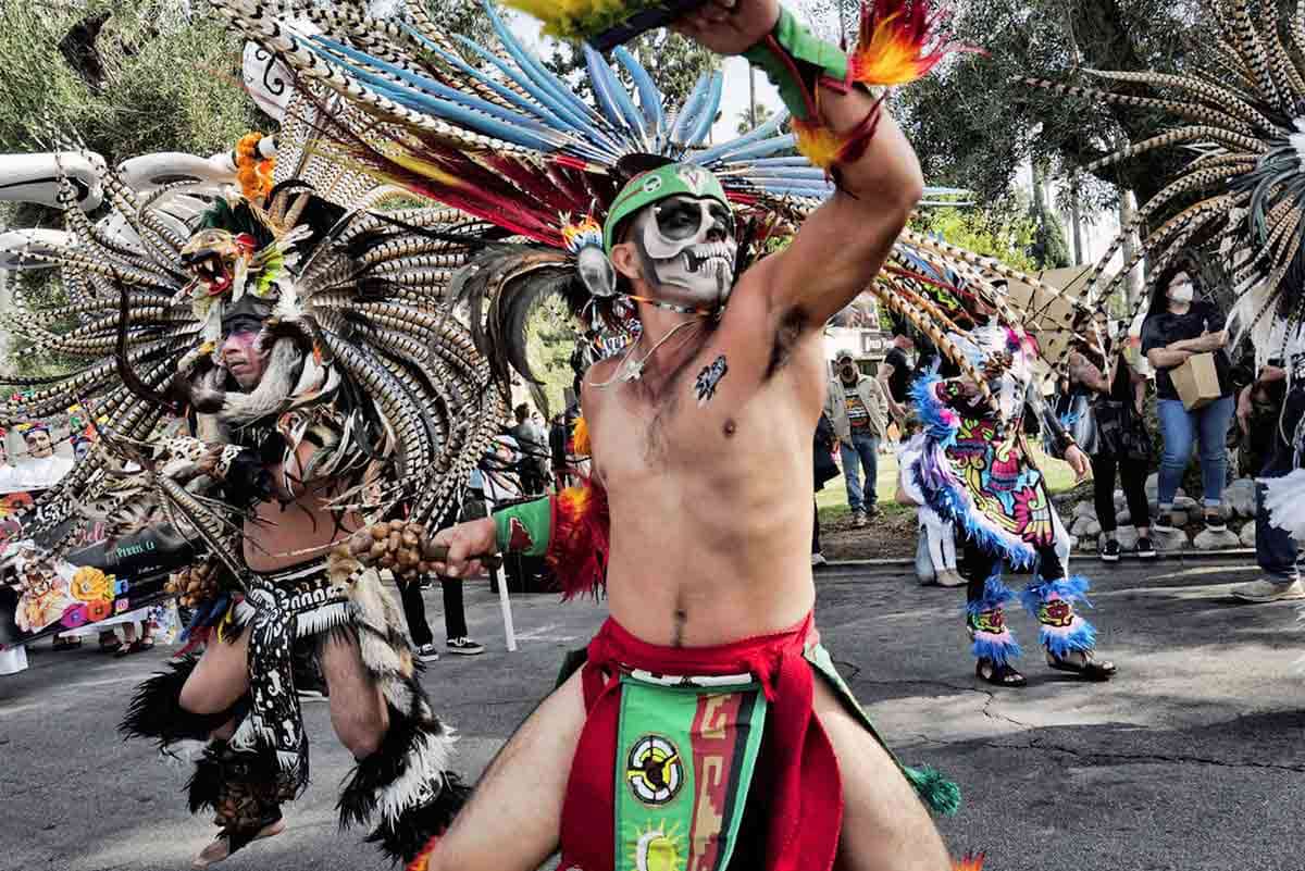 aztec dancers parade