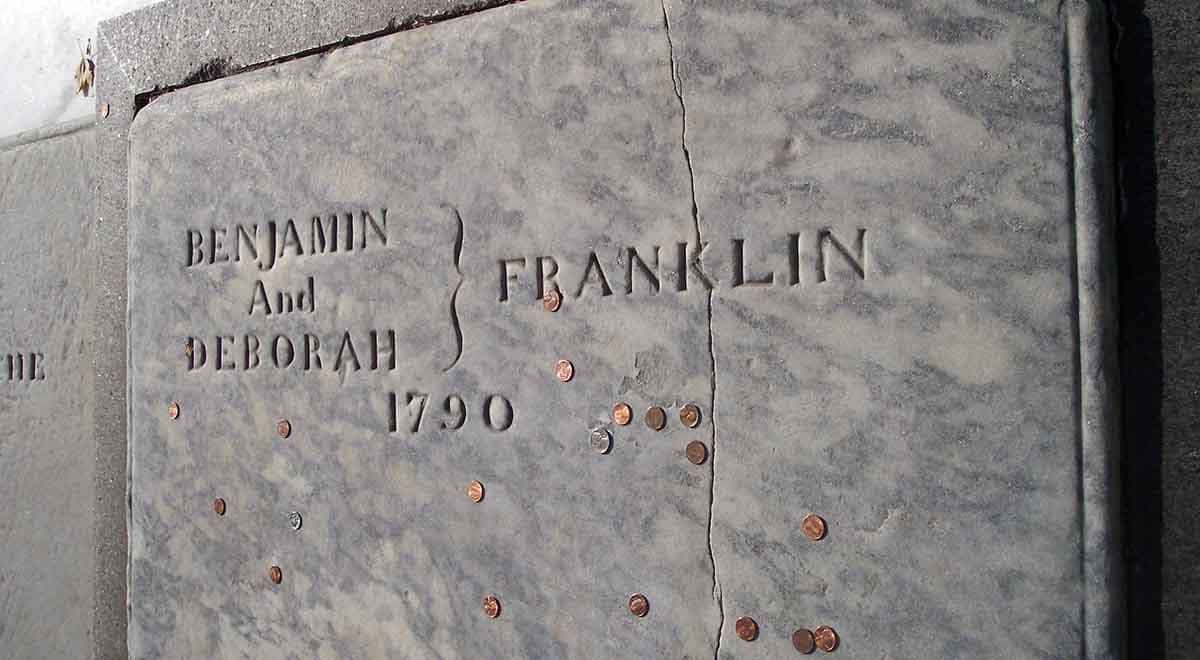 ben franklin grave